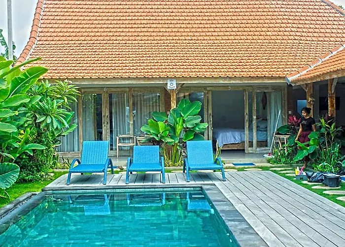 Peaceful House Twn Bed With Pool Incl Bf In Canggu Buduk