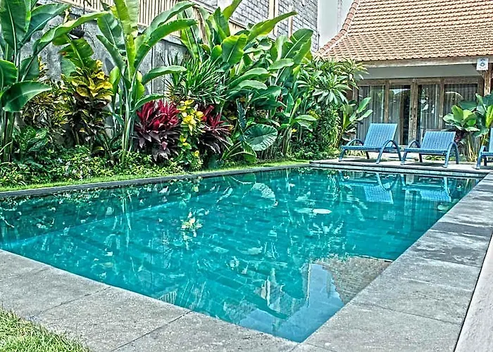 Peaceful House Twn Bed With Pool Incl Bf In Canggu Apartment Buduk